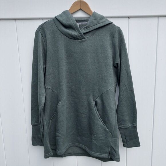 RBX Active Women Hoodie Jacket Green Thumb Holes Fleece Large - Picture 1 of 6